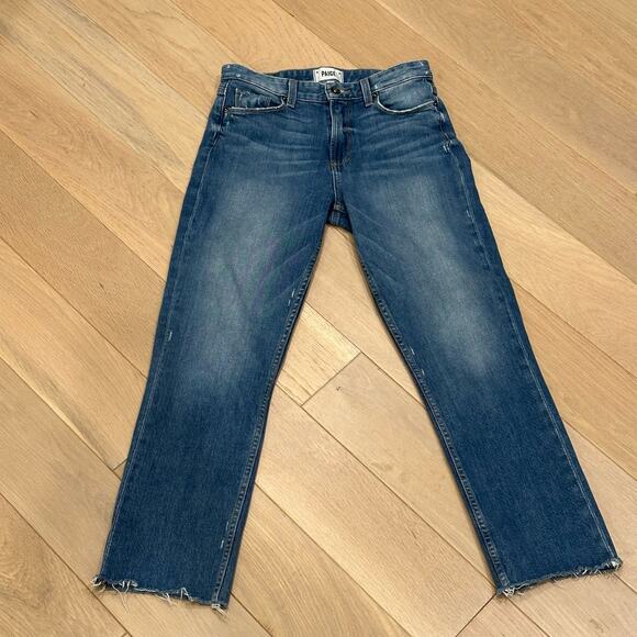 Paige Highrise Sarah Straight Vintage Fray 26 - Picture 1 of 9